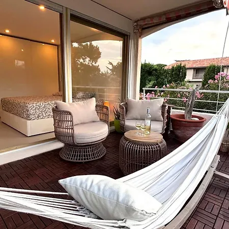 Jardin Terrasse Eden Tropez - Parking Pool Ac 4p